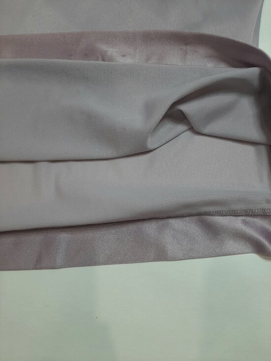 Vanity fair vintage fairycore lavender classic ightgown dress embroidered satin - Picture 5 of 12